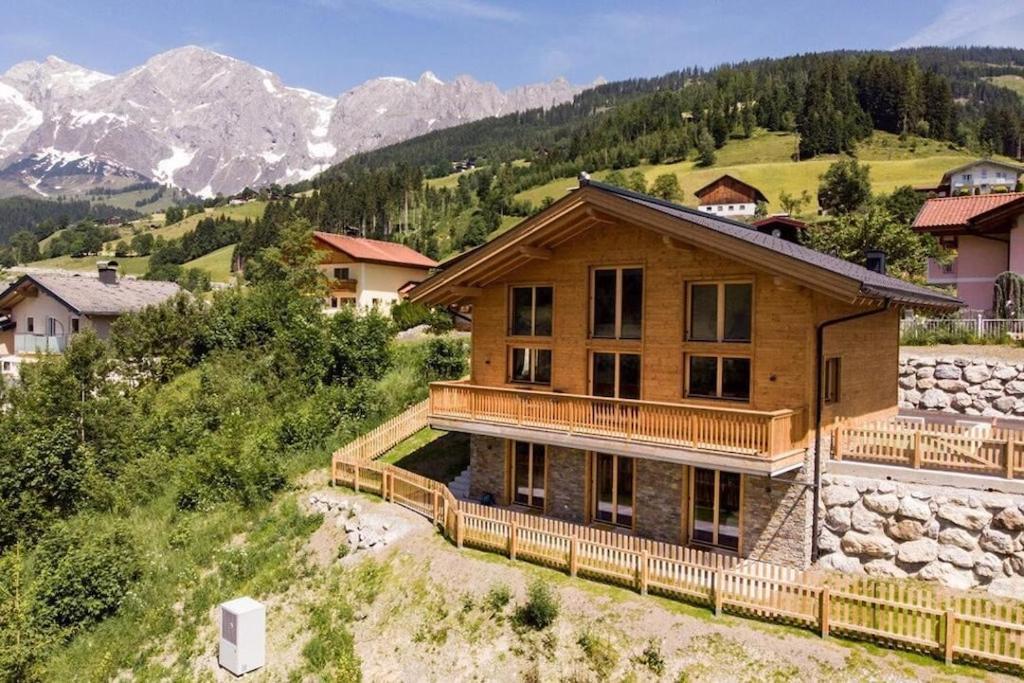 Chalet Ausblicklodge Mühlbach am Hochkönig Esterno foto