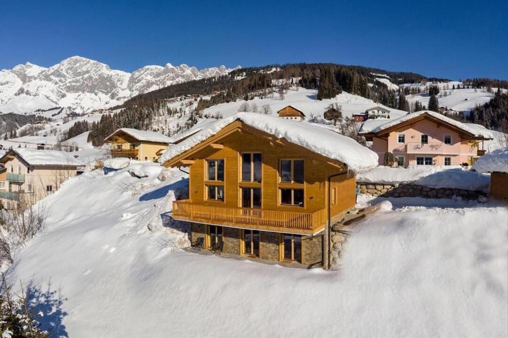 Chalet Ausblicklodge Mühlbach am Hochkönig Esterno foto