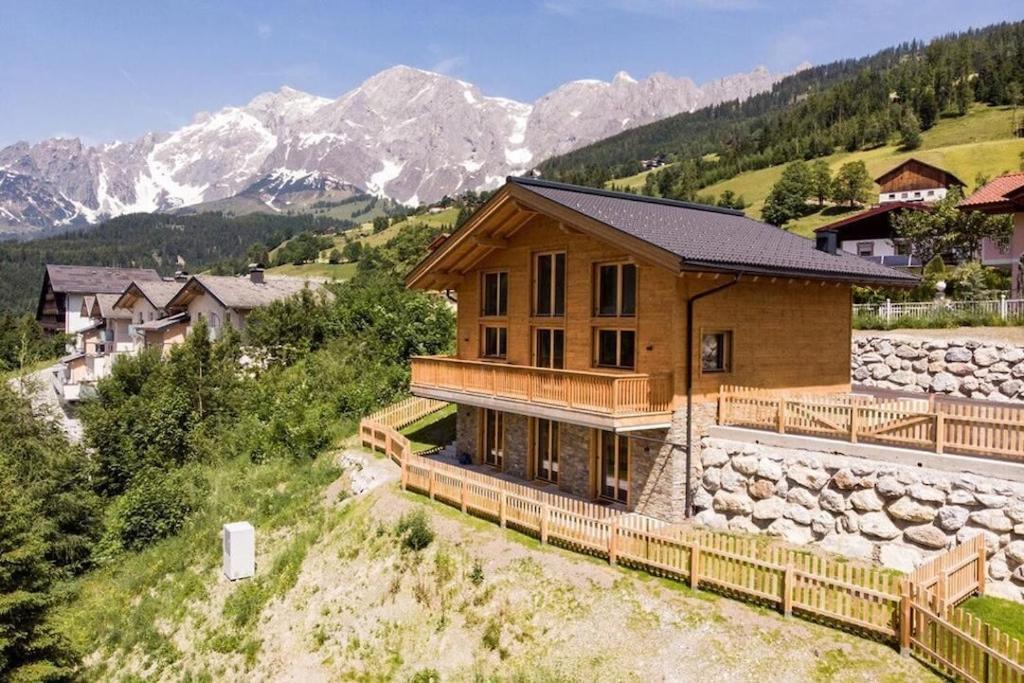 Chalet Ausblicklodge Mühlbach am Hochkönig Esterno foto